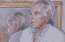 La giacca bianca (particolare)